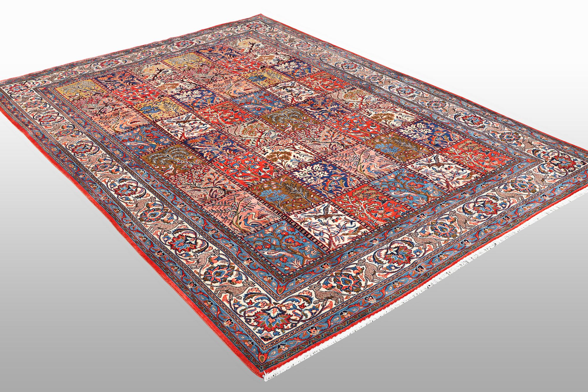A carpet, Qum, ca 336 x 248 cm.