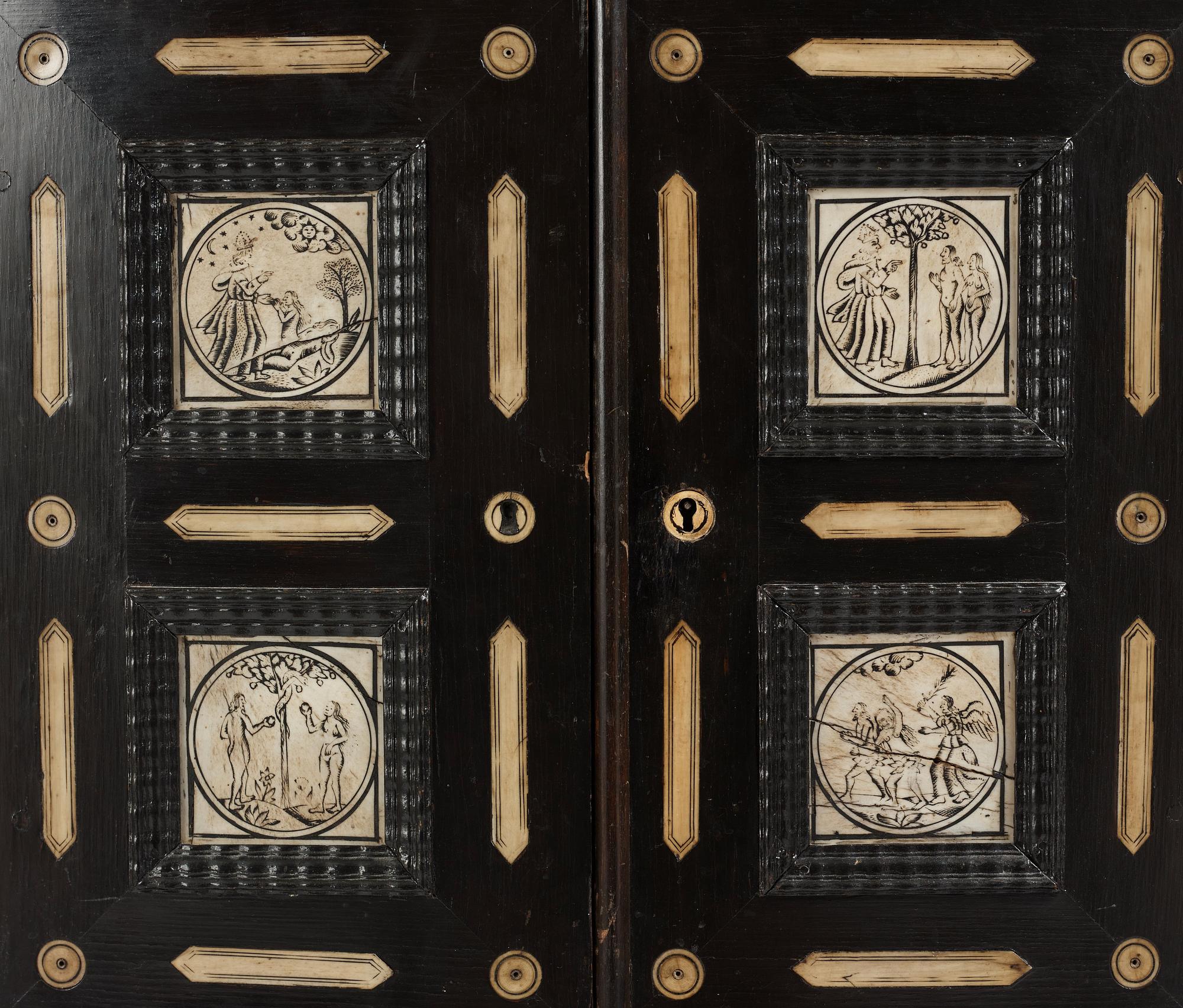 A Swedish cabinet from the late 17th century.