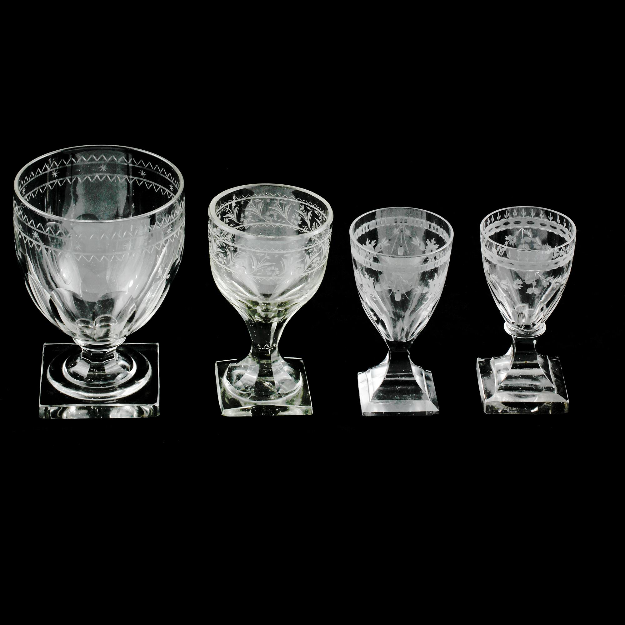 GLAS, 5+ 2+ 1 st, omkring år 1900.