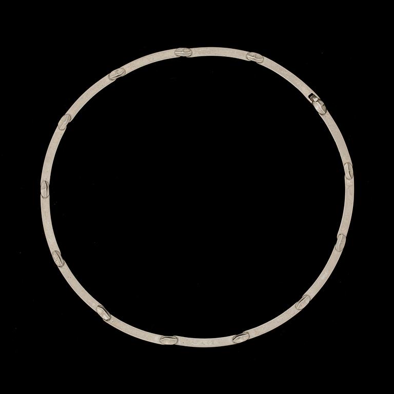 COLLIER, silver. Lapponia, Finland. Vikt ca 15 gram.