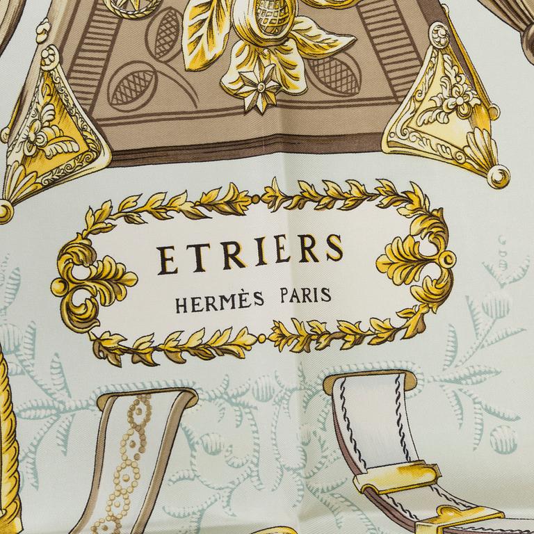 SCARF, "Hermès, "Etriers", issued 1964.
