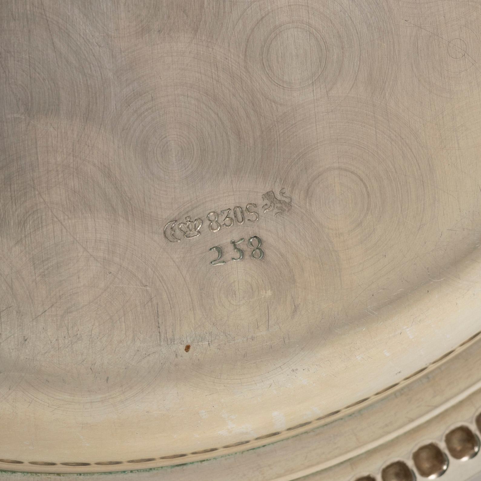 Silver, 7 pieces, Germany, 20th century.