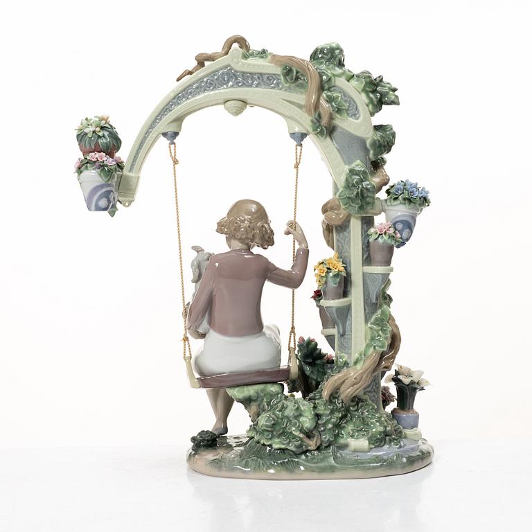 Juan Carlos Ferri Herrero, figurine, "Swing into Spring", Lladró, Spain, 2007 - 2011.