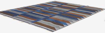 Margareta Grandin-Nettles, a flat weave carpet, c. 302 x 246 cm, signed GLH MG.