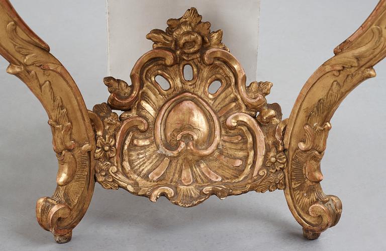 KONSOLBORD, stockholmsarbete, 1700-talets andra hälft, rokoko.