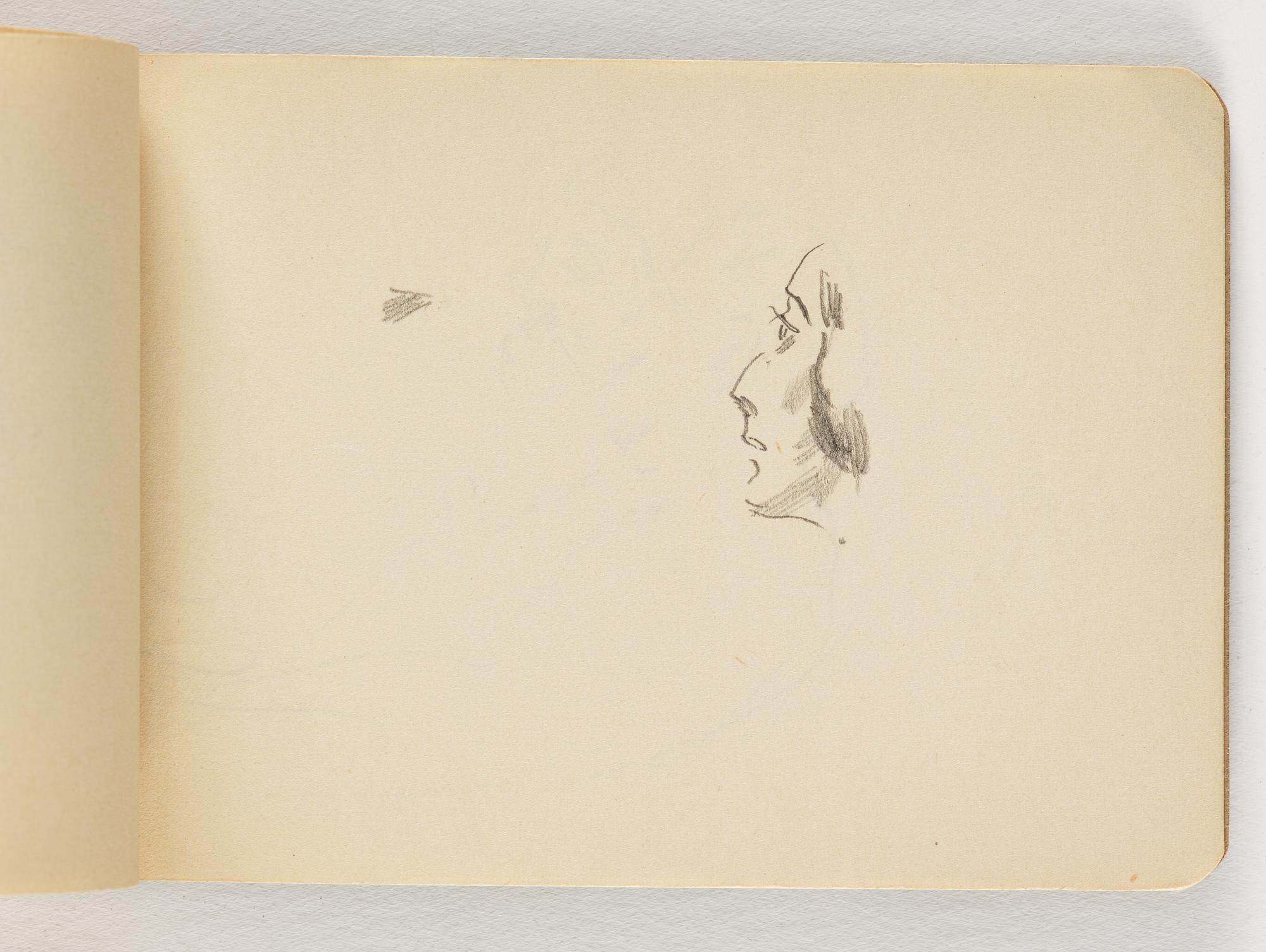 Lotte Laserstein, 10 små skissblock med teckningar.