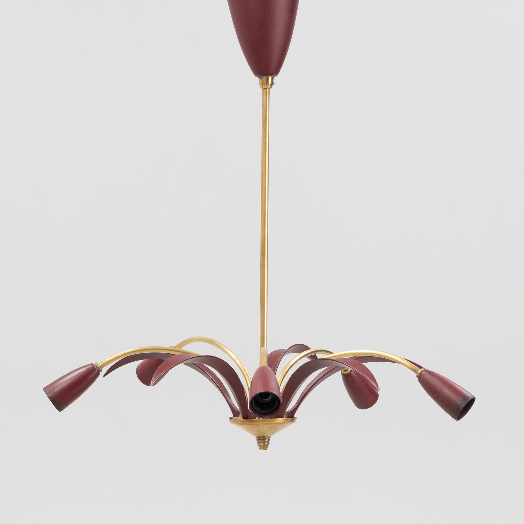 A 1950's ceiling light.