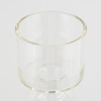 Oiva Toikka, a 'Lighthouse' glass vase/candlestick, signed Nuutajärvi Notsjö.