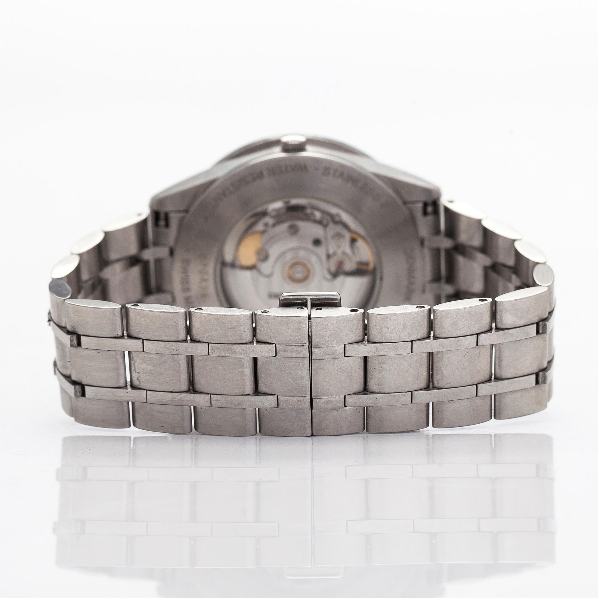 Georg Jensen, Vice, design Barth Nussbaumer, armbandsur, 40 mm.