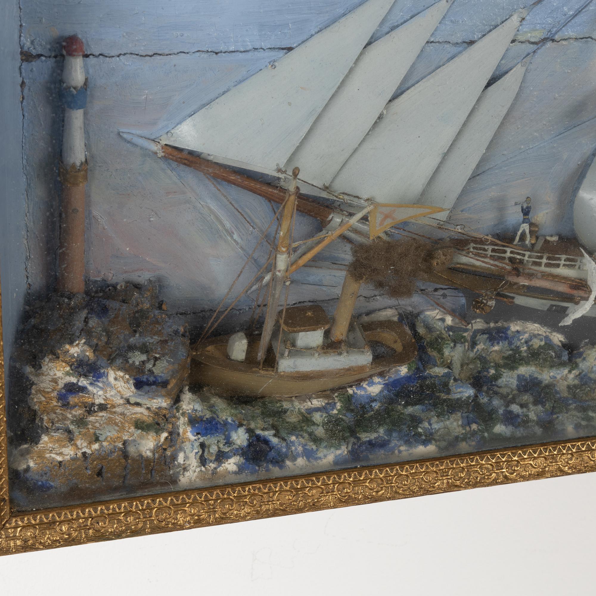 Diorama, tidigt 1900-tal.