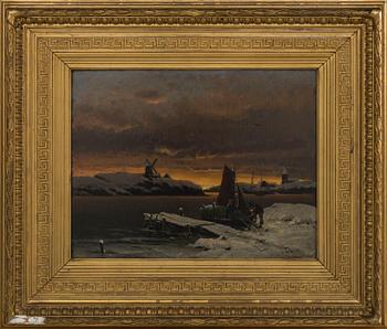 FRITHJOF SMITH-HALD, oil on panel signed.