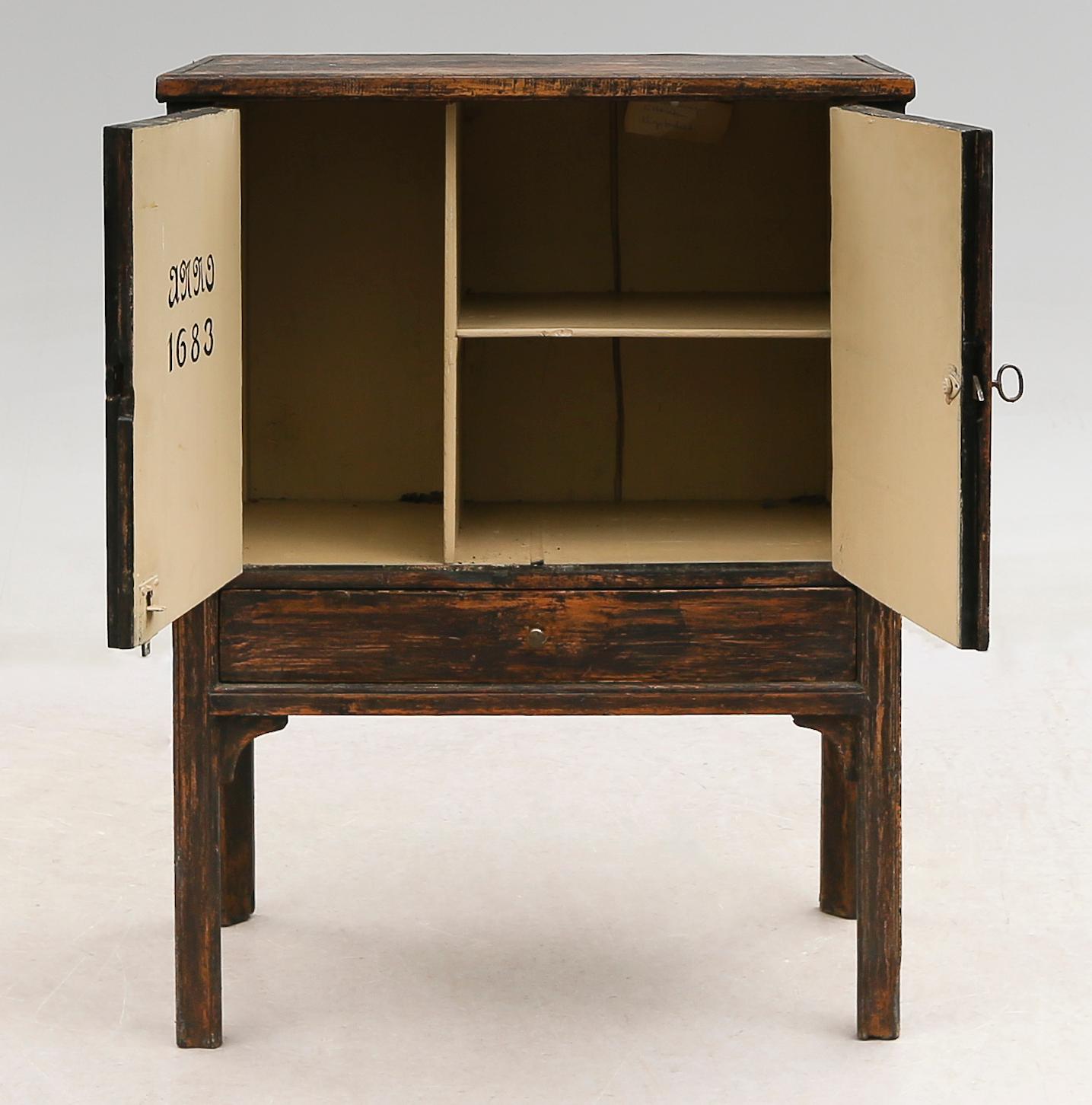 SÄNGBORD, sengustaviansk, tidigt 1800-tal.