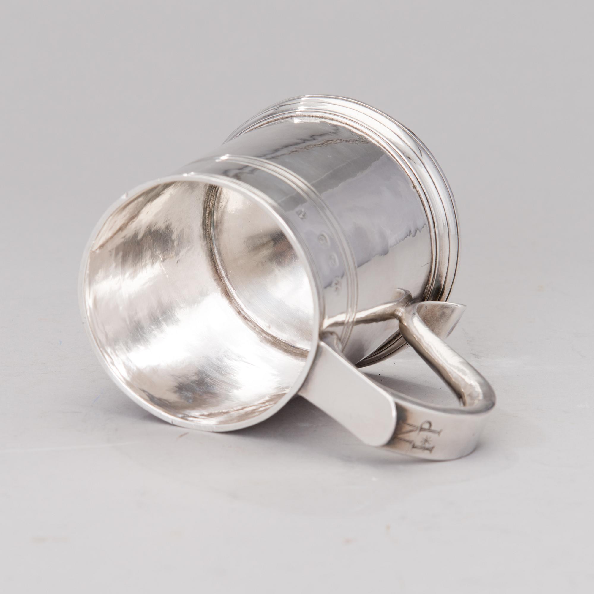 MUGG, sterling silver, Dublin, Irland 1736.