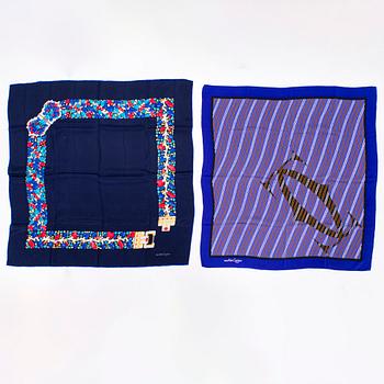 Cartier, two silk scarves.