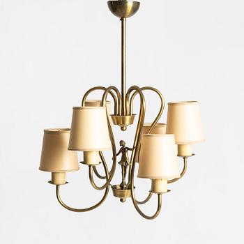 Swedish Modern, Ceiling lamp, 1940s.