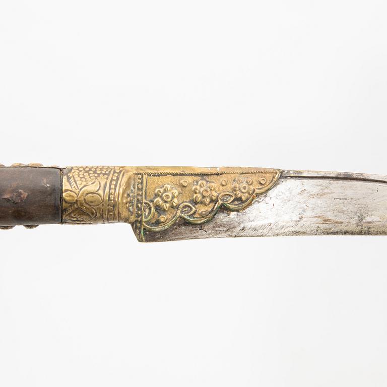 Yataghan, 1800-tal, med balja.