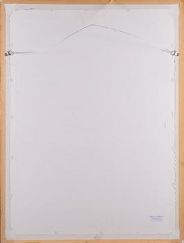 SAM VANNI, gouache, signed.