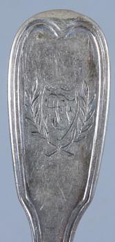 BESTICK, 38 delar, silver, Frankrike 1800/1900-tal.