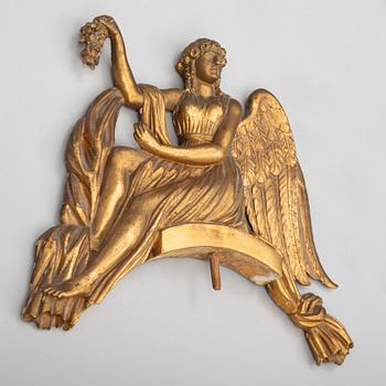 A late gustavian wall clock by Jonas Cederlund (1799-1825), Stockholm.