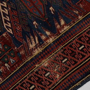 Matta, antik, kaukasisk, sannolikt Zeischur. Ca 180 x 126 cm.