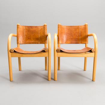 BEN AF SCHULTEN, SAFARI CHAIRS, 8 PCS. Artek, 1970s.