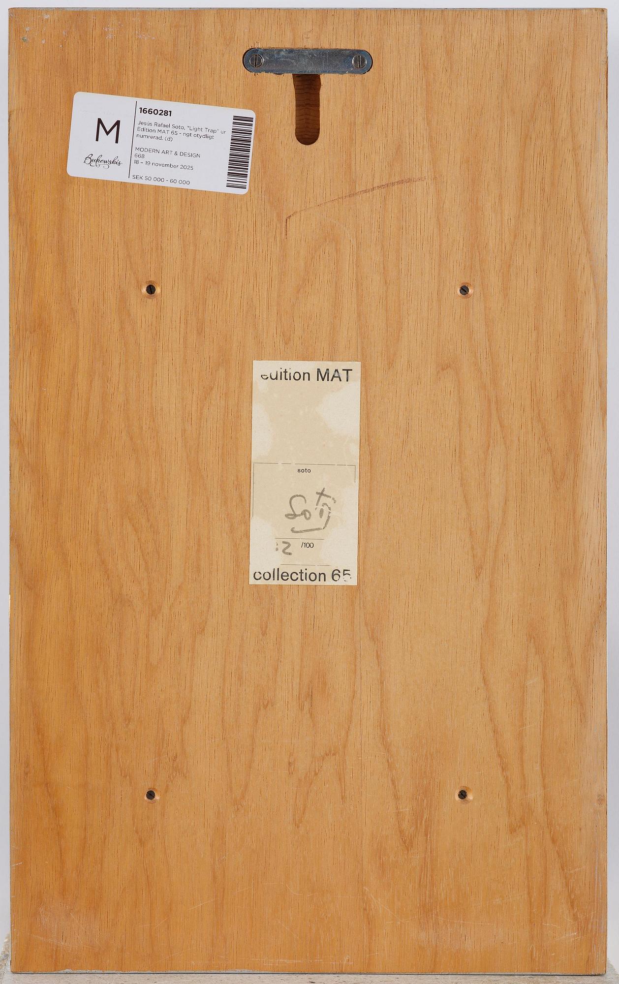 Jesús Rafael Soto, "Light Trap".