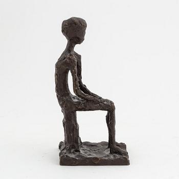 Asmund Arle, skulptur, brons, signerad och daterad 1950.