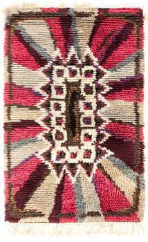 Rya carpet approximately 145x97 cm.