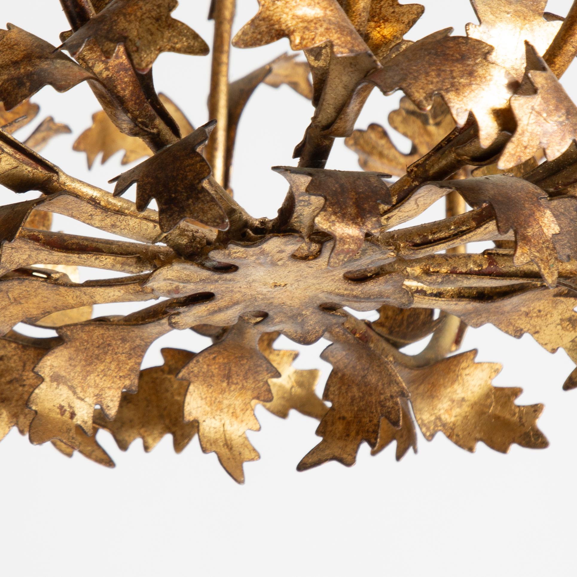 A Rococo-style chandelier, second half of the 20th century.