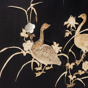 A Japanese folding screen, forst half of the 20th century.