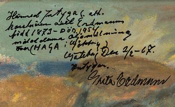 AXEL ERDMANN, olja på duk.