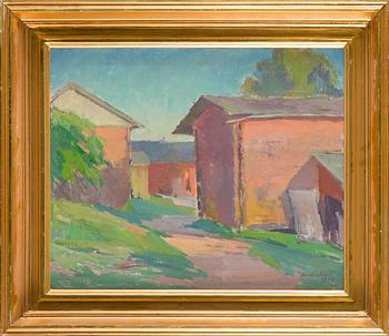 Werner Åström, Farmyard View.