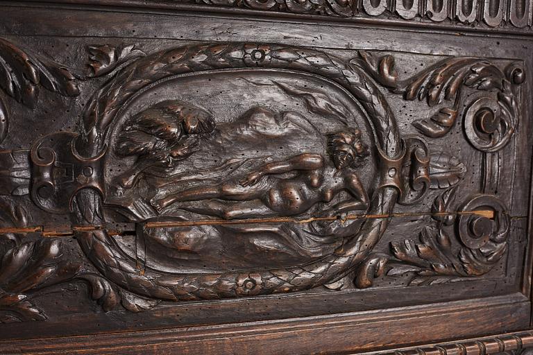 A Baroque style cabinet, 19th Century.