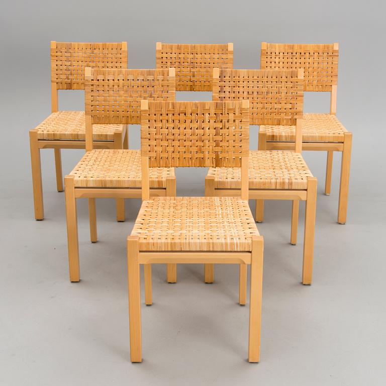 AINO AALTO, stolar, modell 615, Artek, 1980-tal.