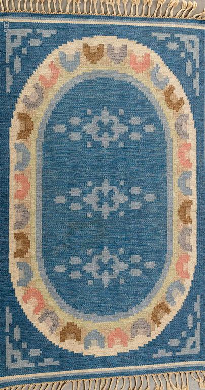 ANNA-JOHANNA ÅNGSTRÖM, a signed flatweave carpet ca 200 x 138 cm.