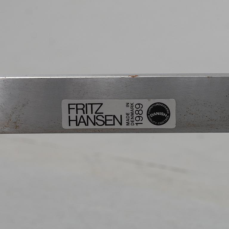 Poul Kjaerholm, a marble top 'PK 61' table, Fritz Hansen, Denmark, 1989.