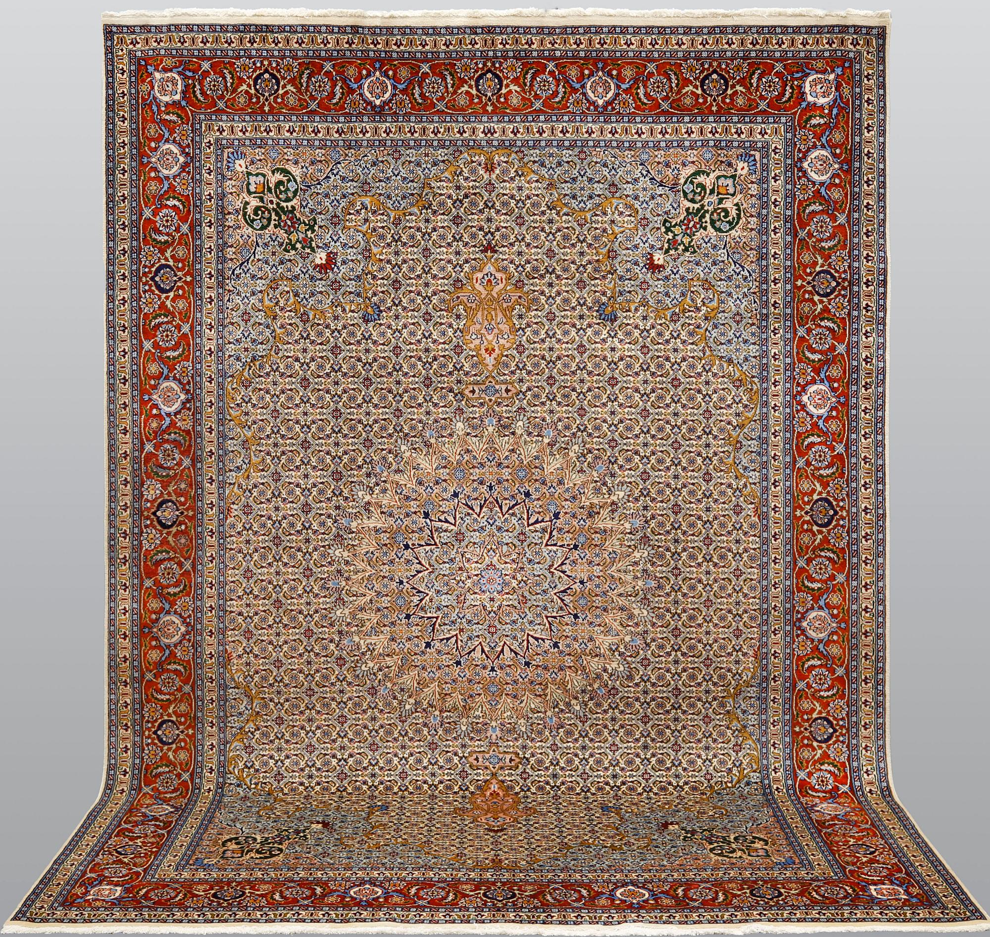 Matta, Moud part silk, ca 297 x 203 cm.