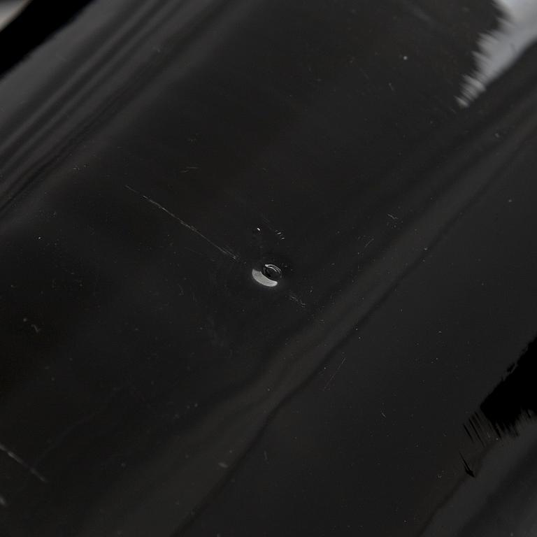 Nanny Still, A set of five mid 20th century service parts, "Black and White" for Riihimäki Glassworks.