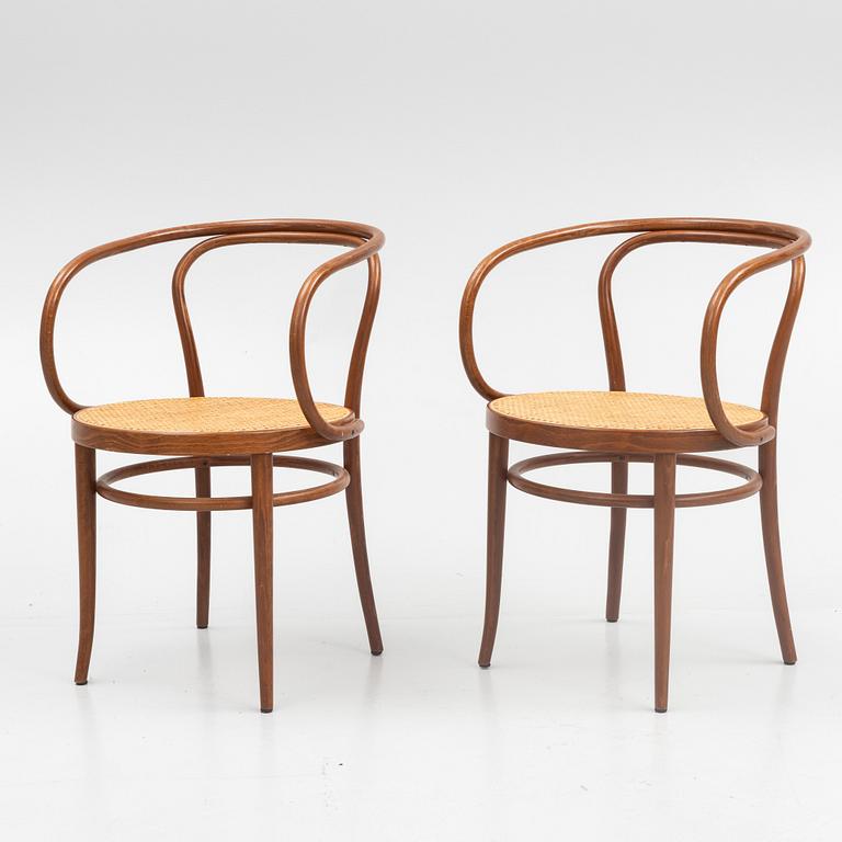 Gebrüder Thonet, six model '209' chairs, Thonet, 2006.