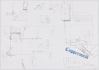 Paul McCarthy, "Coppermeal 1,2,3, 4", fyra litografier.