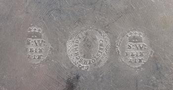 FAT, 3 st, tenn, rokoko, Tyskland, 1700-tal.