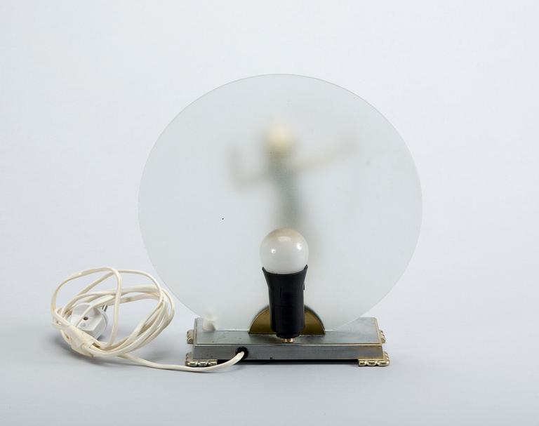 BORDSLAMPA, art deco, 1900-talets första hälft.
