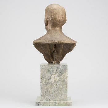 HANS STOLTENBERG-LERCHE,  a bronze bust, Signed and dated 1916 Rome.