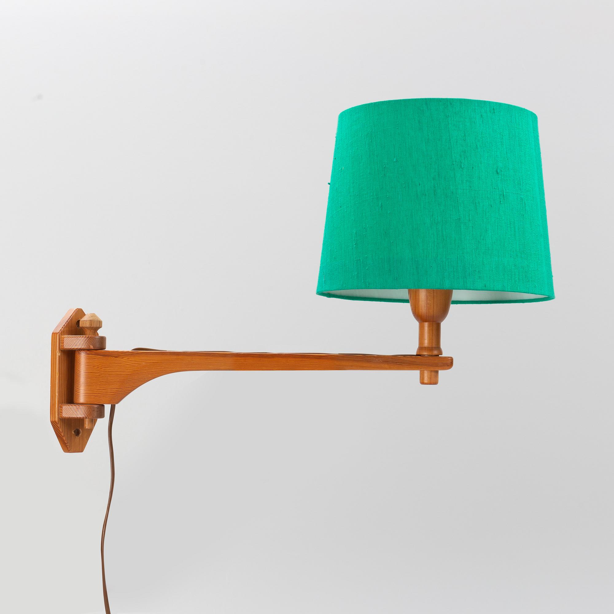 Carl Malmsten, wall lamp, "Curt", second half of the 20th century.