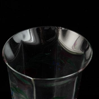 Eva Englund, servis, glas "Maja", Orrefors. 21 delar.