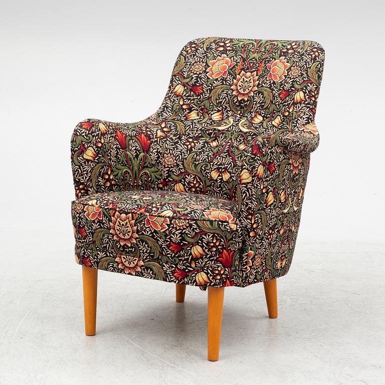 Carl Malmsten, armchair, "Samsas", O.H. Sjögren, second half of the 20th century.