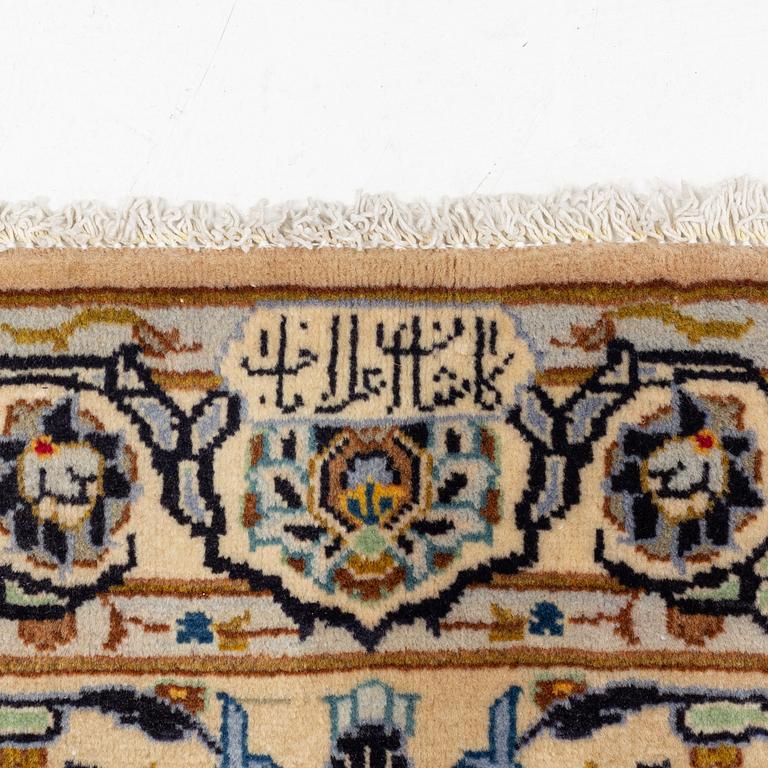 Carpet, Keshan, signed Ahalbaf, circa 400 x 289 cm.