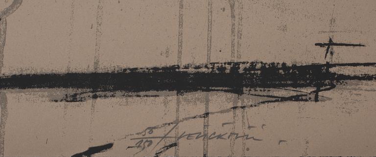 VLADIMIR VELICKOVIC, färgserigrafi, signerad och numrerad 56/150.