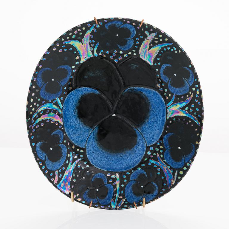 Birger Kaipiainen, koristelautanen, signeerattu Kaipiainen Arabia.