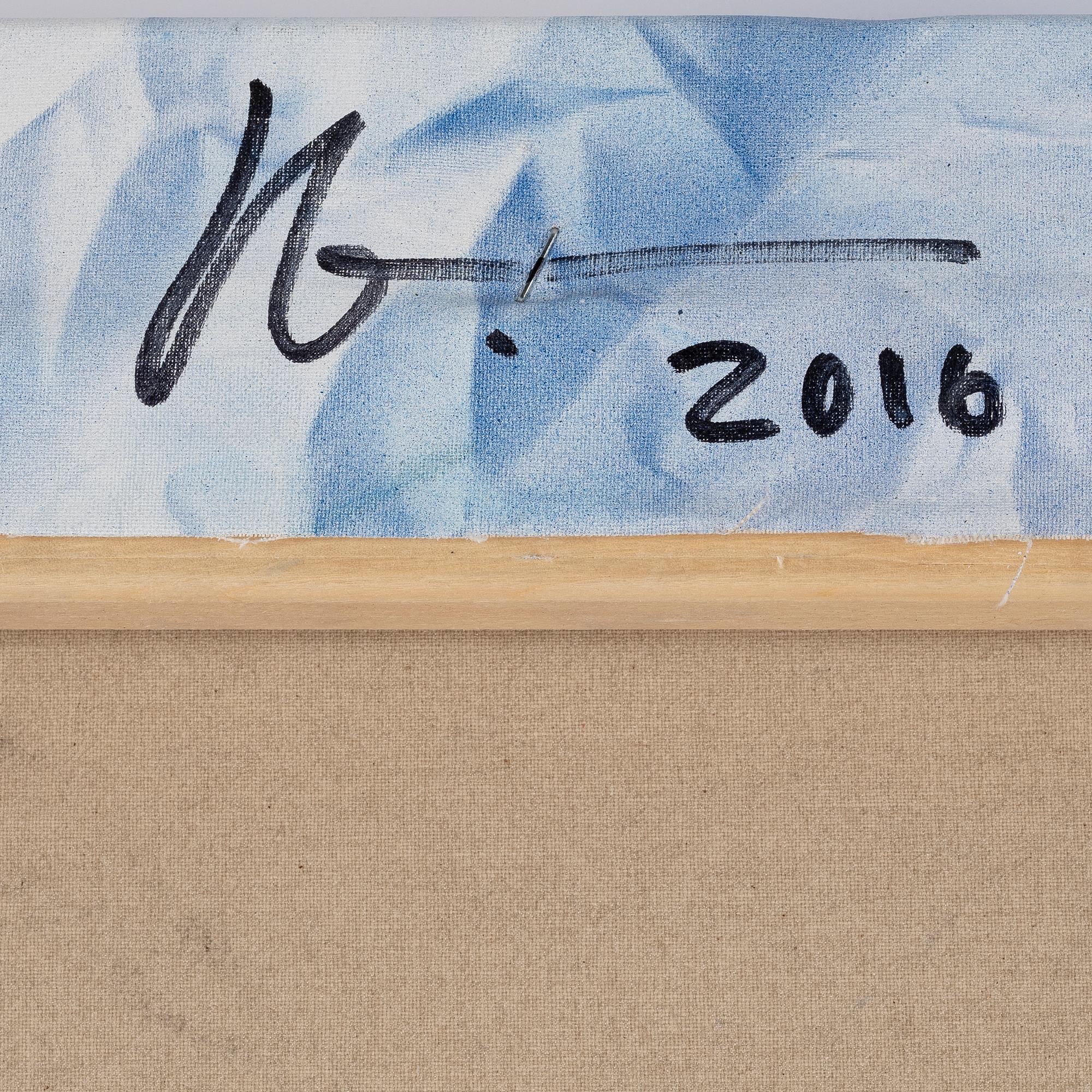 Julius Göthlin, acrylic on canvas, signed and dated 2016 verso.